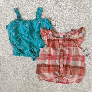 🆕 OshKosh B'gosh Tie-Front Tops